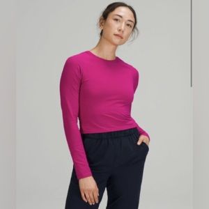 NWT Lululemon LA Keyhole Long-sleeve Top